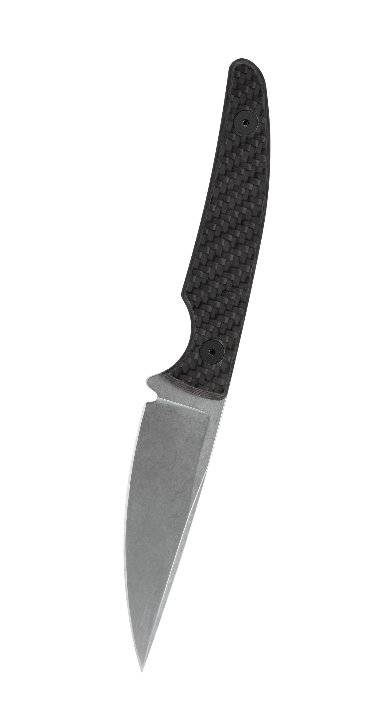 Case Knives Black Carbon Fiber Weave CT2 Hunter with Embellished Leather Sheath
