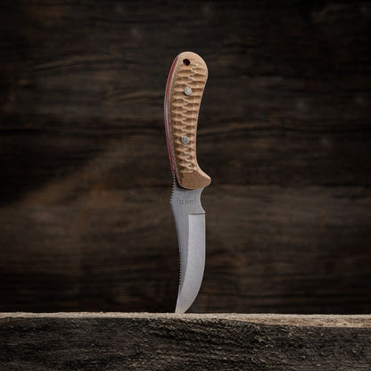 Case Knives Natural Canvas Laminate Ridgeback® Hunter with Sheath