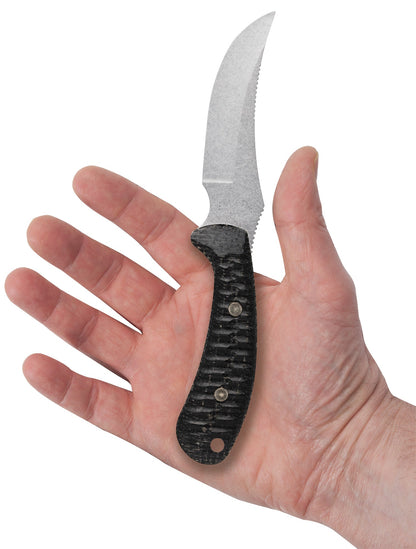 Case Knives Black Burlap Laminate Ridgeback® Hunter with Sheath