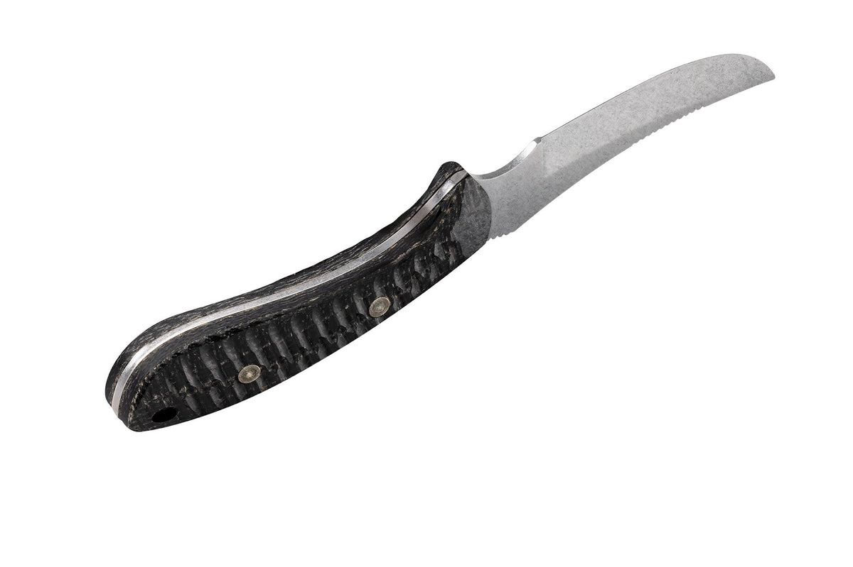 Case Knives Black Burlap Laminate Ridgeback® Hunter with Sheath