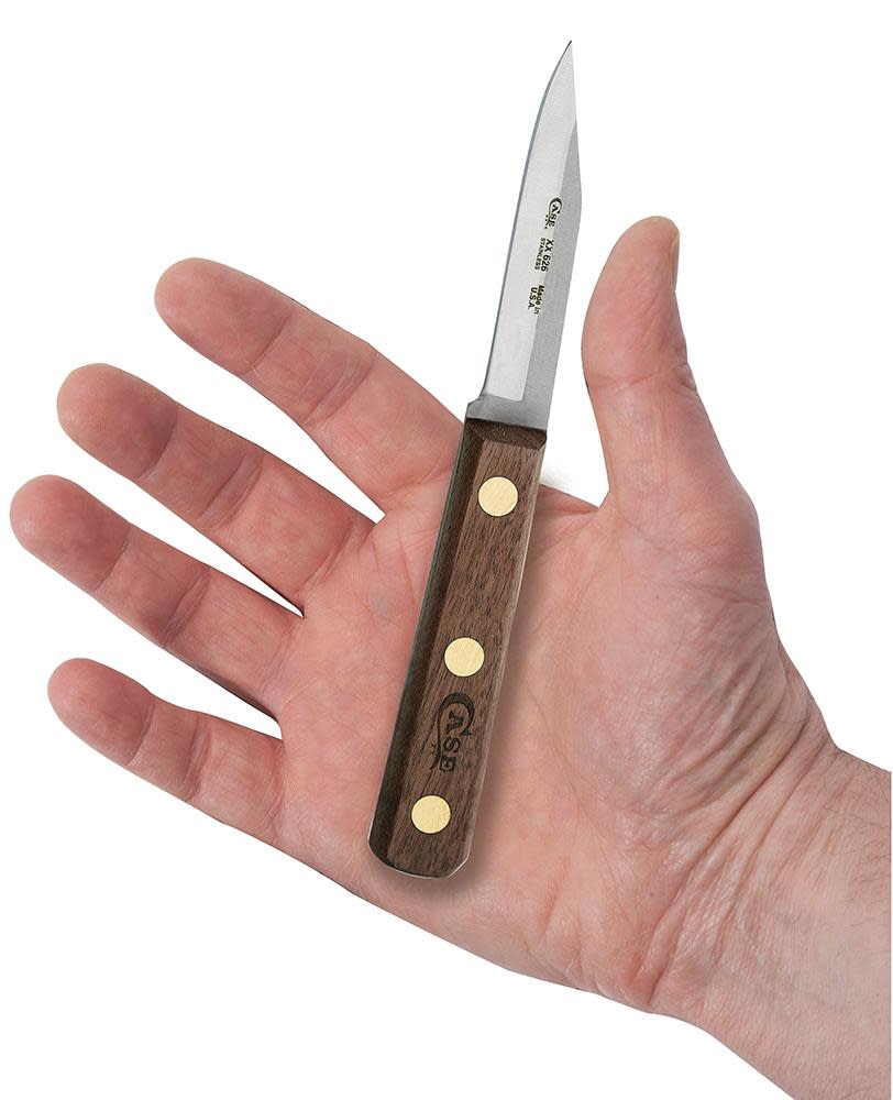 Case Knives Household Cutlery 3" Clip Point Paring Knife (Solid Walnut)