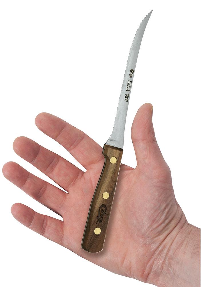 Case Knives Household Cutlery 5 1/2" Tomato Slicer (Solid Walnut)