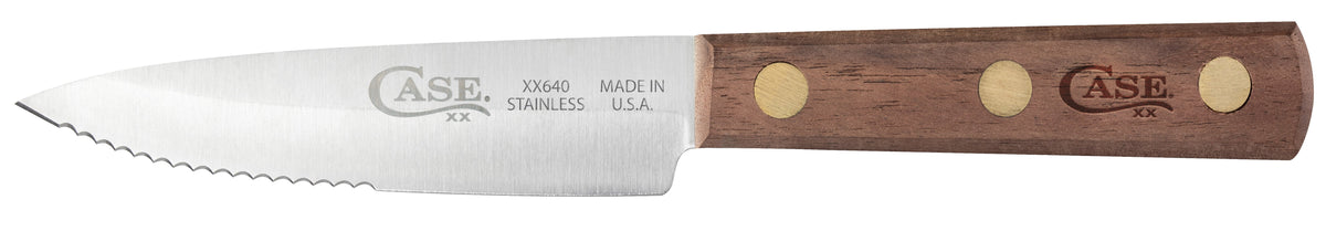 Case Knives Household Cutlery 8" Steak Knife Set (Solid Walnut)