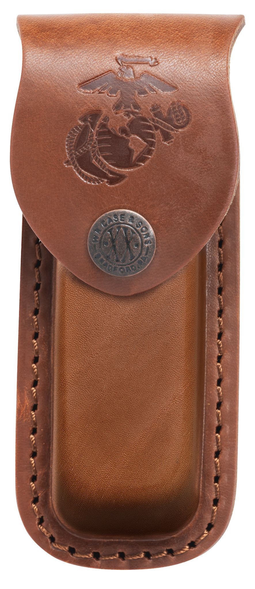 Case Knives USMC® Brown Leather Medium Sheath