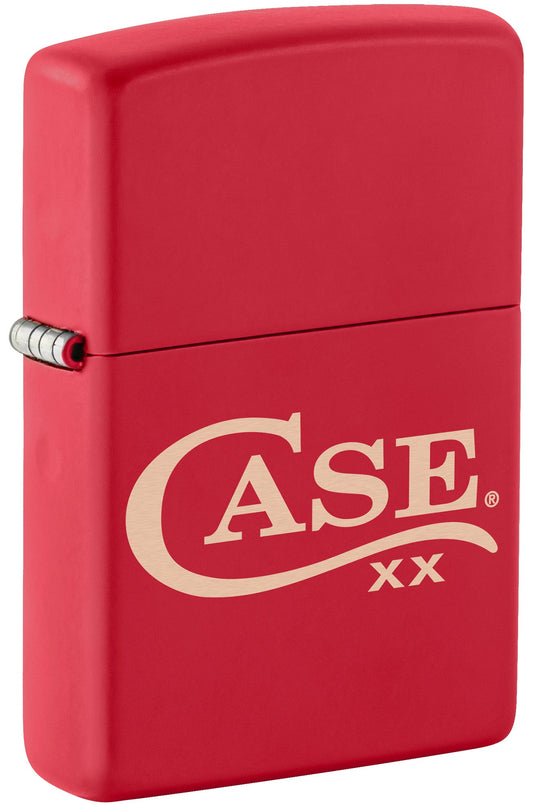 Case Knives Zippo® Case Logo Red Matte Lighter