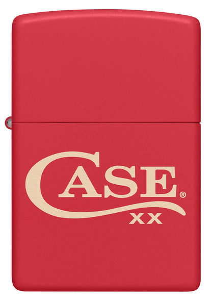 Case Knives Zippo® Case Logo Red Matte Lighter