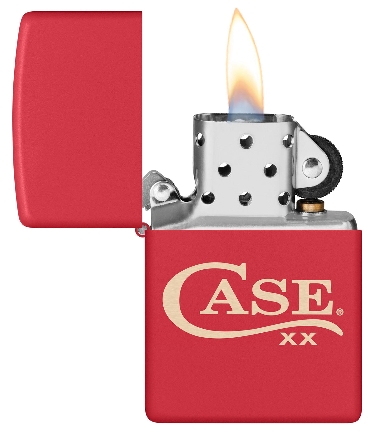 Case Knives Zippo® Case Logo Red Matte Lighter