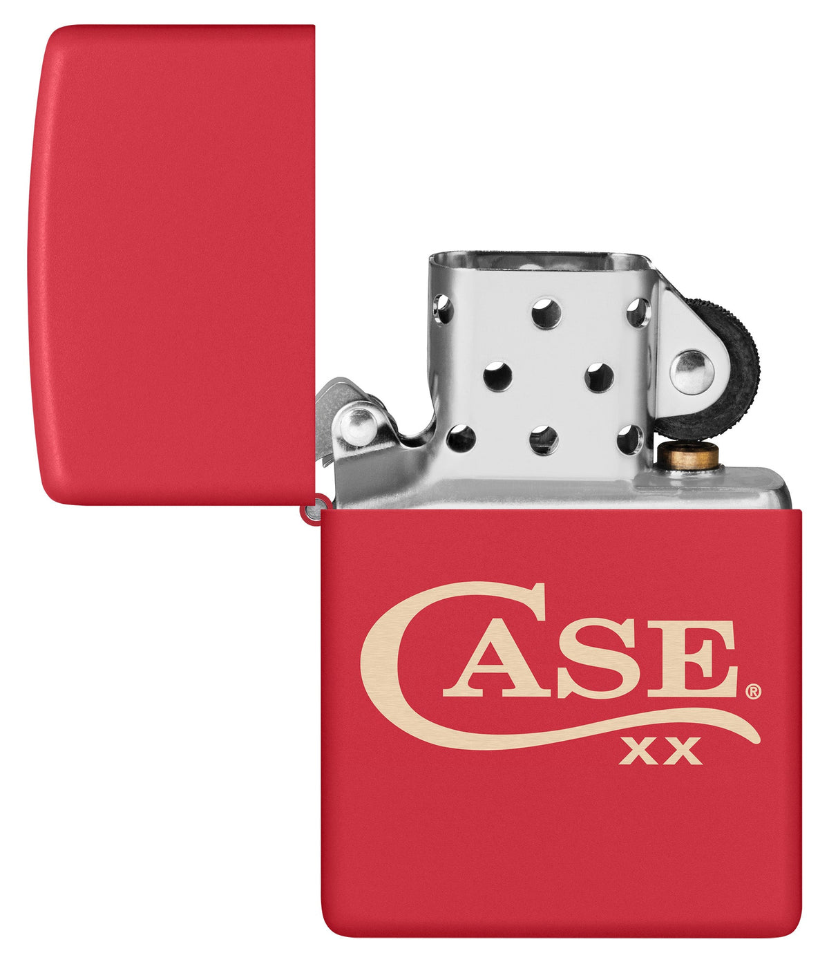 Case Knives Zippo® Case Logo Red Matte Lighter