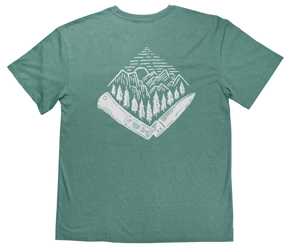 Case Knives Heather Forest T-Shirt