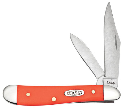 Case Knives Orange Synthetic Peanut Knife
