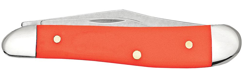 Case Knives Orange Synthetic Peanut Knife