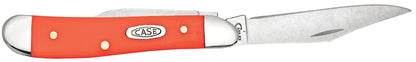 Case Knives Orange Synthetic Peanut Knife