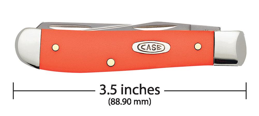 Case Knives Orange Synthetic Mini Trapper Knife