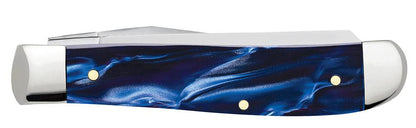 Case Knives Blue Pearl Kirinite® Mini Trapper Knife