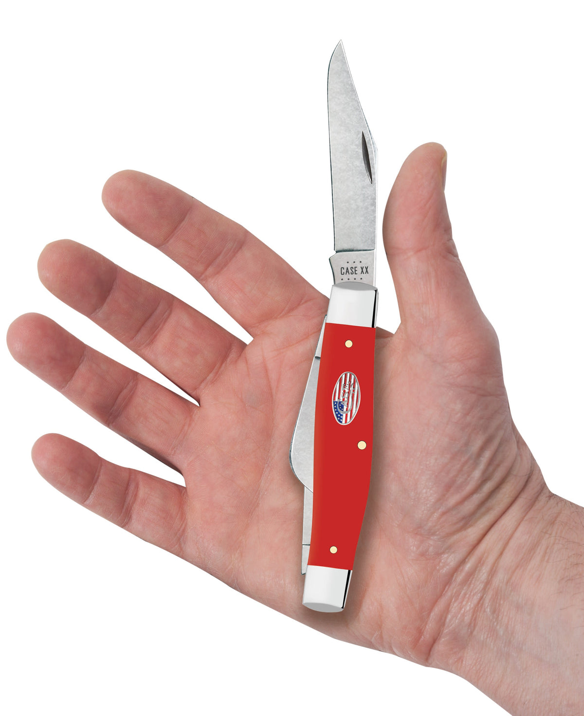 Case Knives American Workman Smooth Red Synthetic CS Large Stockman