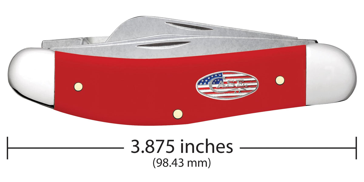 Case Knives American Workman Smooth Red Synthetic CS Sowbelly