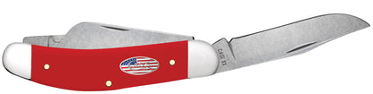Case Knives American Workman Smooth Red Synthetic CS Sowbelly