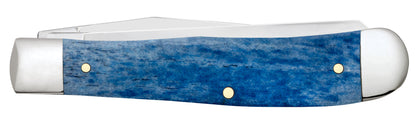 Case Knives John Wayne Embellished Smooth Navy Blue Bone Trapper