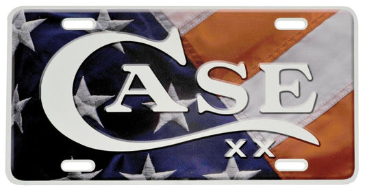 Case Knives USA Flag License Plate
