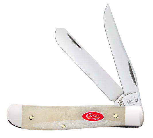 Case Knives Smooth Natural Bone Mini Trapper