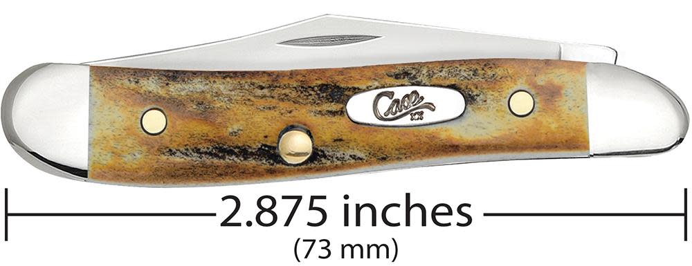 Case Knives Genuine Stag Peanut Knife
