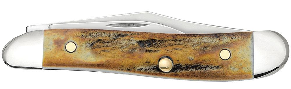 Case Knives Genuine Stag Peanut Knife