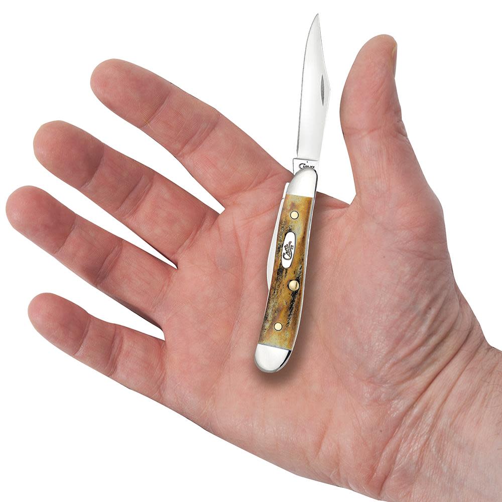 Case Knives Genuine Stag Peanut Knife
