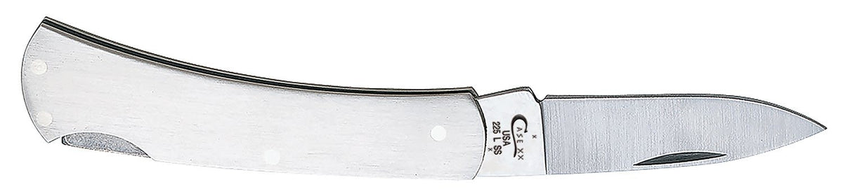 Case Knives Brushed Stainless Steel Executive Lockback Knife