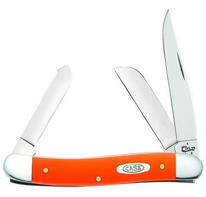 Case Knives Smooth Orange Synthetic Medium Stockman Knife