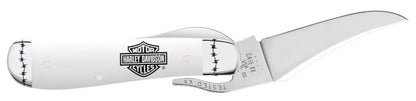 Case Knives Harley-Davidson® Embellished White Synthetic RussLock®