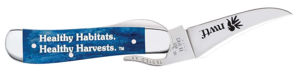 Case Knives NWTF Embellished Smooth Navy Blue Bone RussLock®
