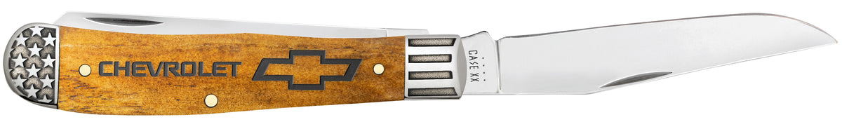 Case Knives Chevrolet® Embellished Smooth Antique Bone Trapper