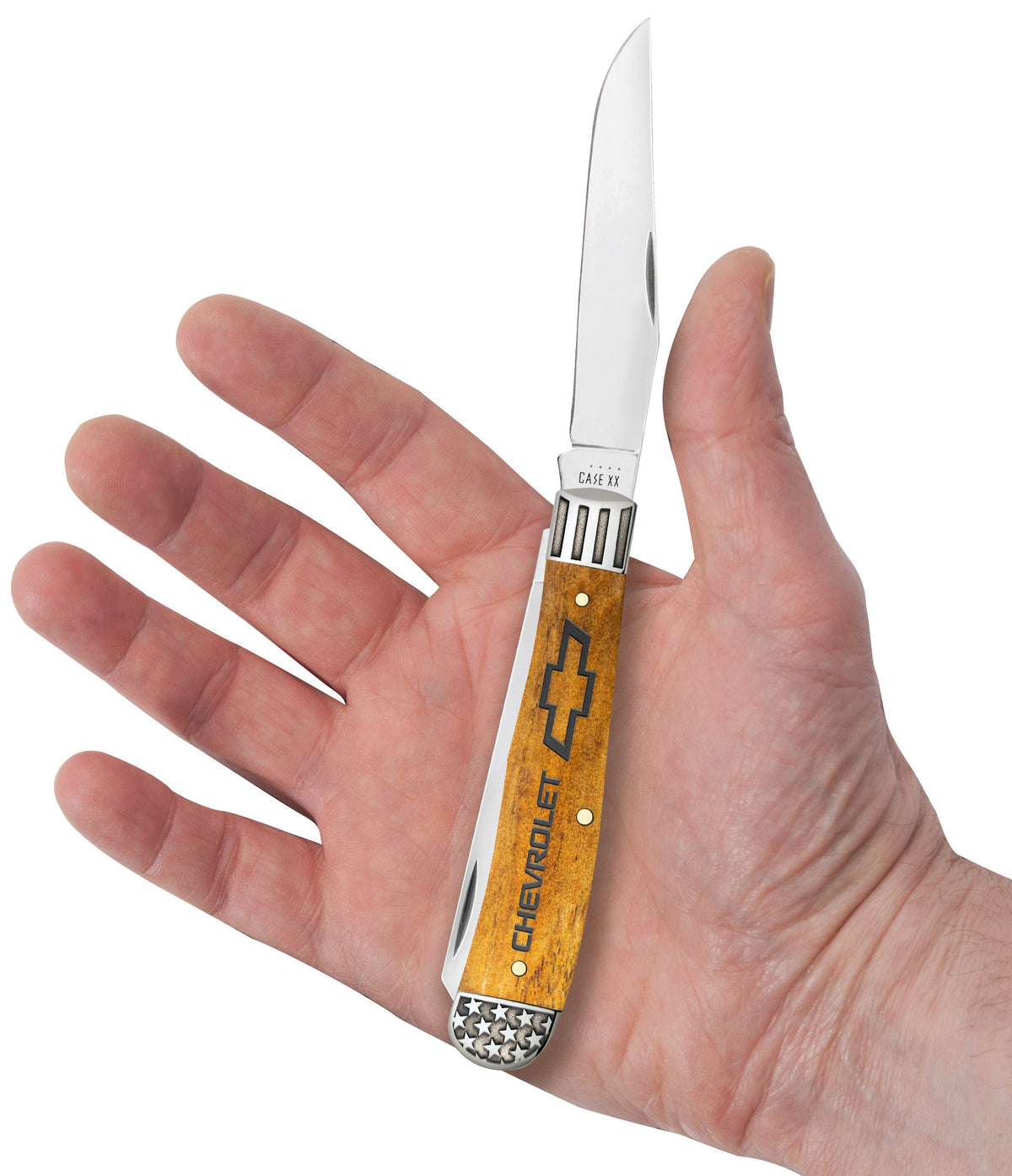Case Knives Chevrolet® Embellished Smooth Antique Bone Trapper