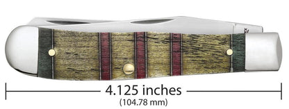 Case Knives Vietnam War Gift Set Smooth Natural Bone Trapper Knife
