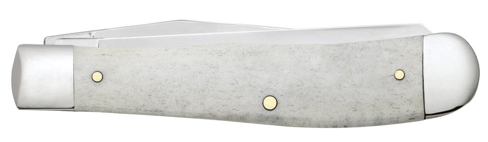 Case Knives Vietnam War Gift Set Smooth Natural Bone Trapper Knife