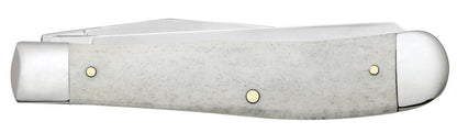 Case Knives Vietnam War Gift Set Smooth Natural Bone Trapper Knife