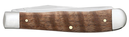 Case Knives John Wayne Smooth Curly Oak Trapper Knife