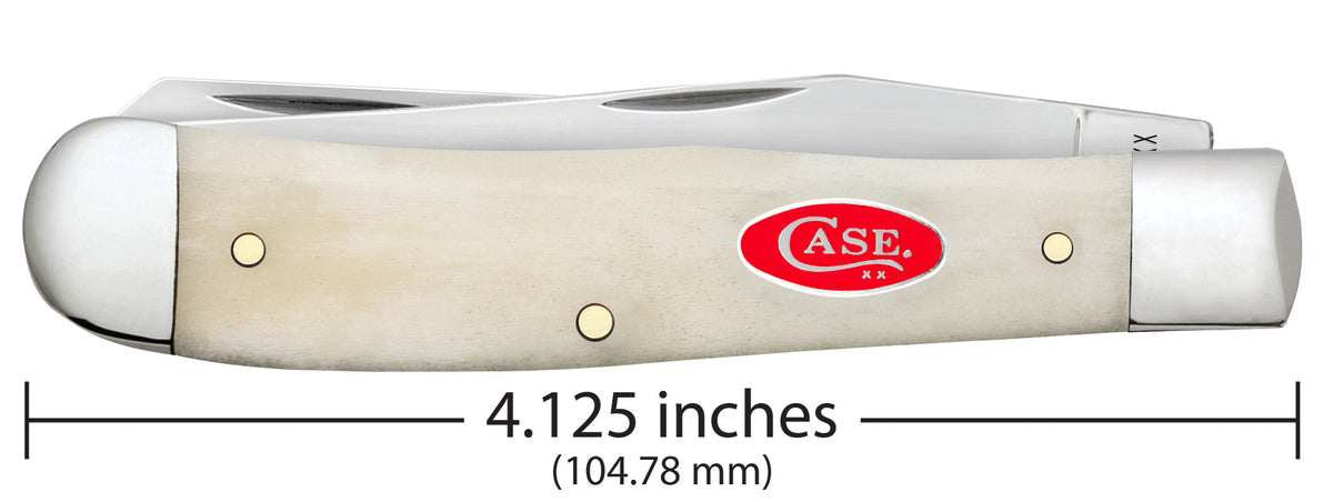 Case Knives Smooth Natural Bone Trapper