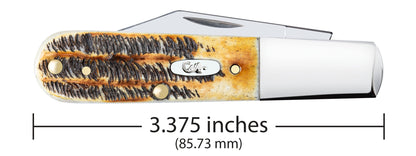 Case Knives 6.5 BoneStag® Barlow Knife