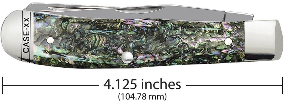 Case Knives Abalone Trapper Knife