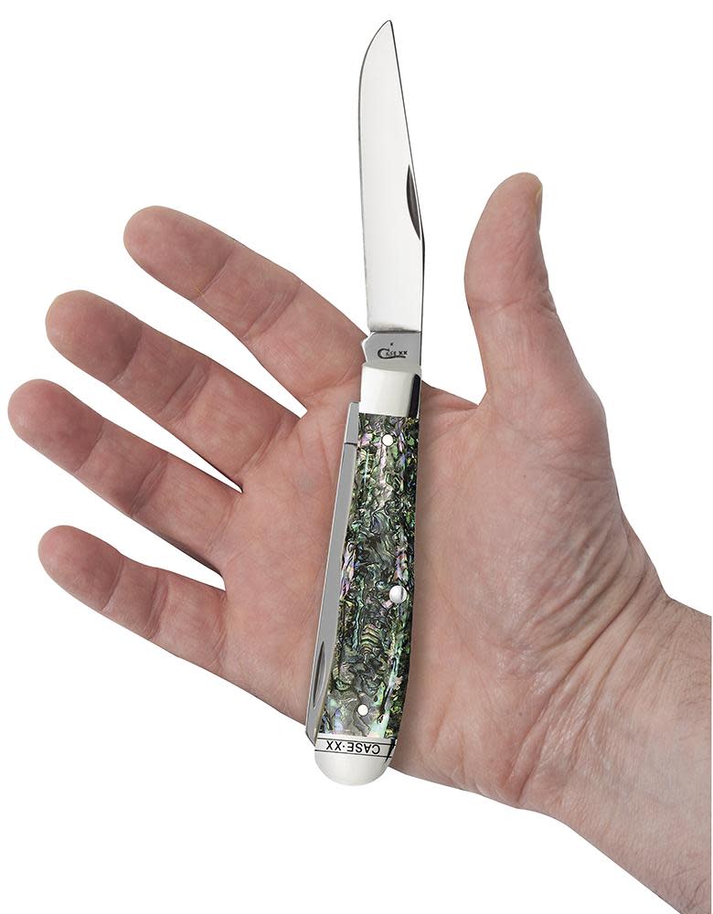 Case Knives Abalone Trapper Knife