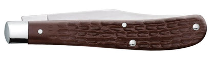 Case Knives Brown Synthetic Slimline Trapper Knife