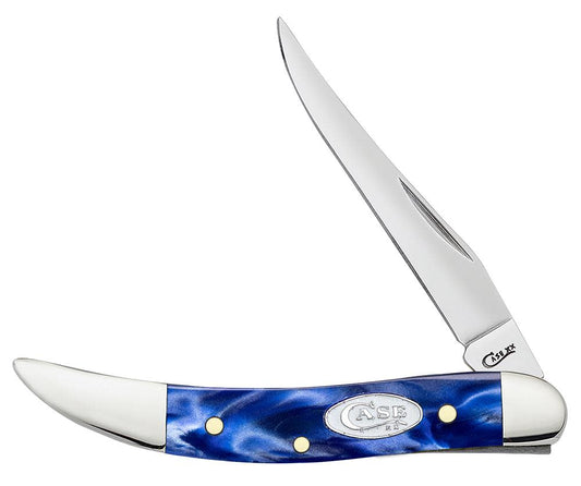 Case Knives Blue Pearl Kirinite® Small Texas Toothpick Knife