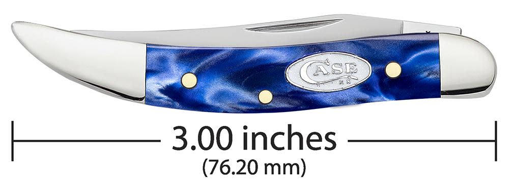 Case Knives Blue Pearl Kirinite® Small Texas Toothpick Knife