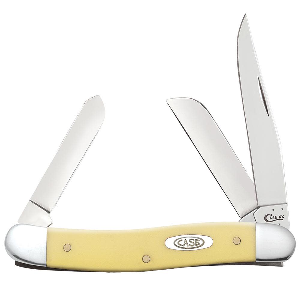 Case Knives Yellow Synthetic Medium Stockman Knife