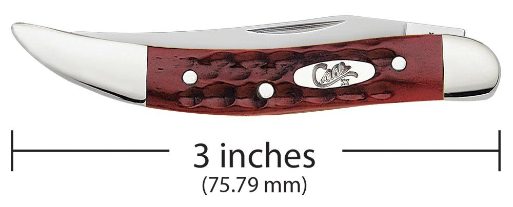 Case Knives Pocket Worn® Old Red Bone Small Texas Toothpick Knife