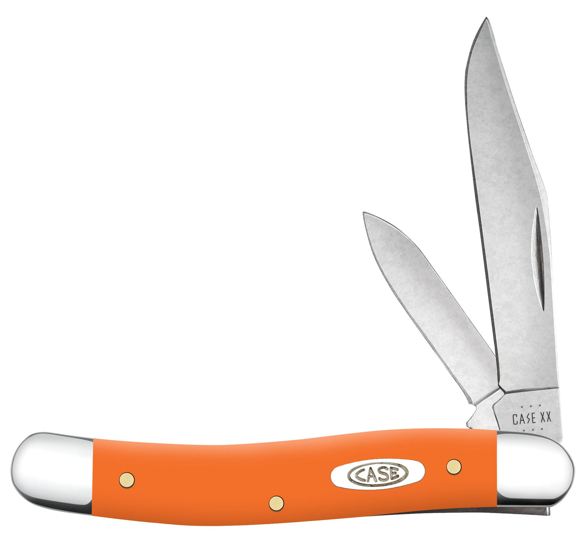 Case Knives Smooth Orange Synthetic Medium Jack Knife