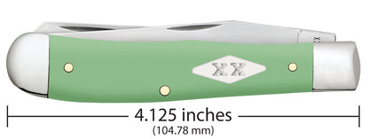 Case Knives Smooth Mint Green Synthetic Trapper