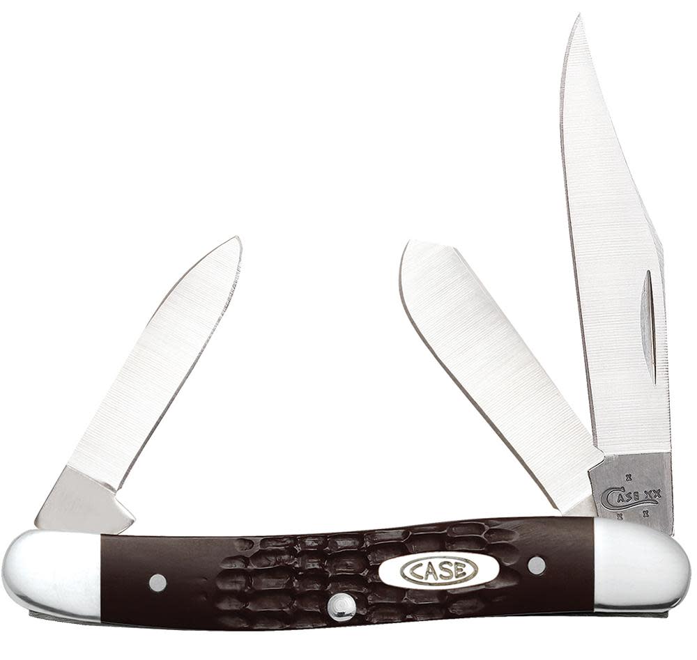 Case Knives Brown Synthetic Medium Stockman Knife