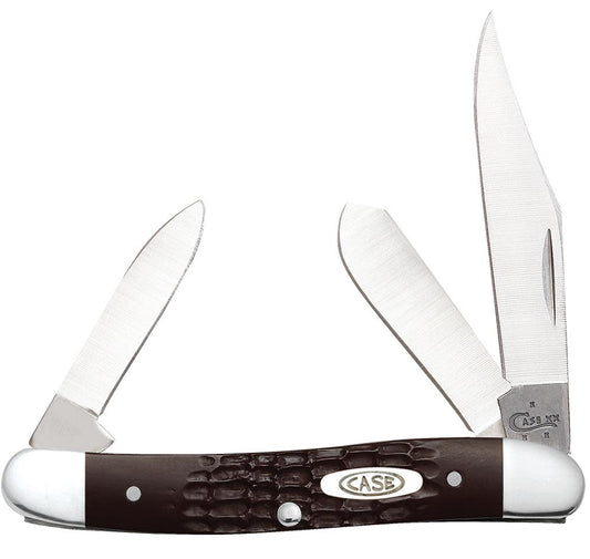 Case Knives Brown Synthetic Medium Stockman Knife